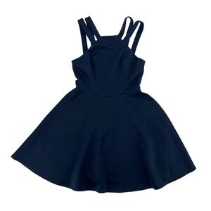 B. Darlin Blue Mini Double Strap Swing Dress Size 9/10 Women’s